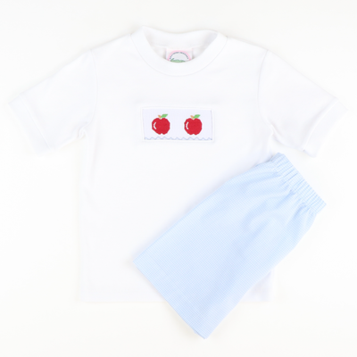 Signature Shorts - Light Blue Mini Gingham