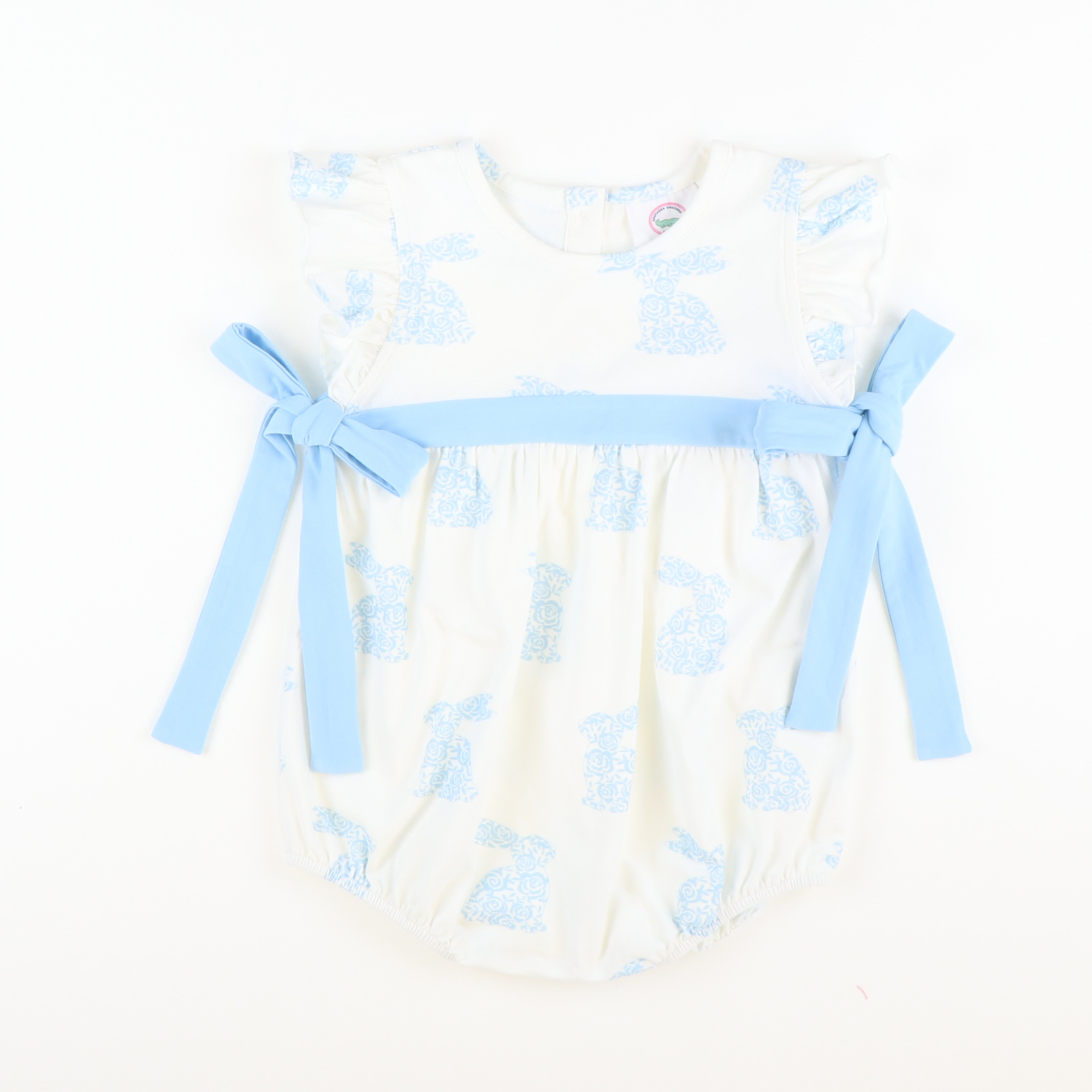Chinoiserie Bunnies Knit Girl Bubble