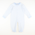 Out & About L/S Boy Long Bubble - Light Blue Stripe Knit