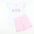 Bow Shorts - Pink Mini Check Seersucker