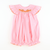 Smocked Pumpkin Patch Girl Bubble - Pink Tiny Dot