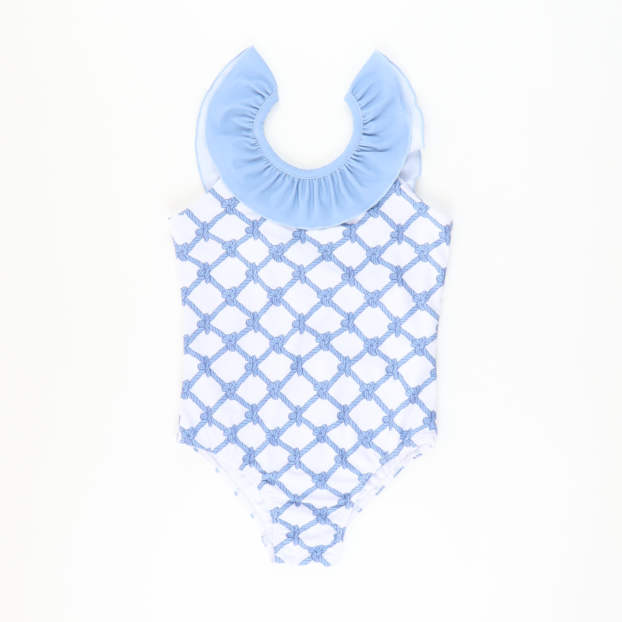 One-Piece Swimsuit - Nautical Ropes