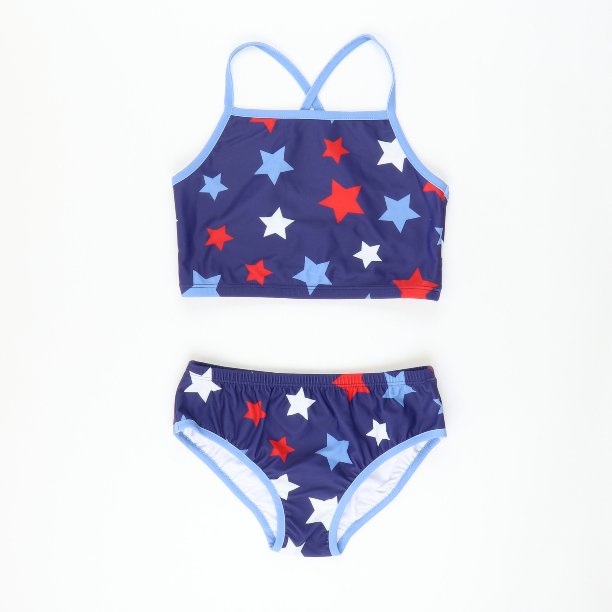 Two-Piece Swimsuit - Patriotic Stars