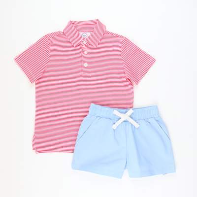 Signature Twill Shorts - Oxford Blue