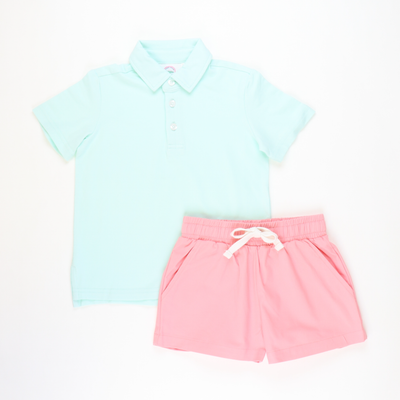 Signature Twill Shorts - Salmon Pink