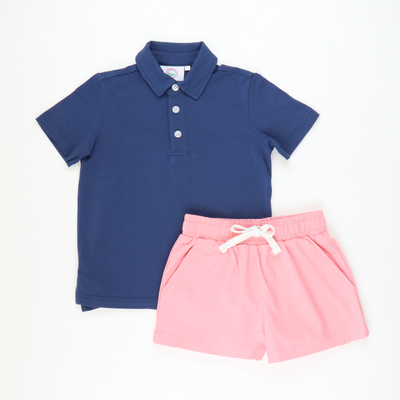 Signature Twill Shorts - Salmon Pink