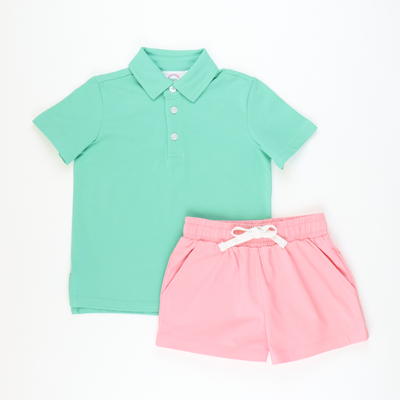 Signature Twill Shorts - Salmon Pink