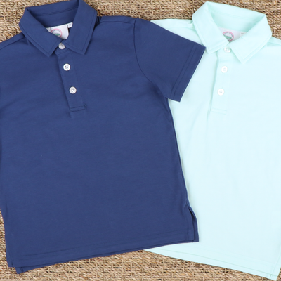 Signature Polo - Mint Knit