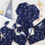 Two-Piece Long Sleeve Rash Guard - Navy Sail Away