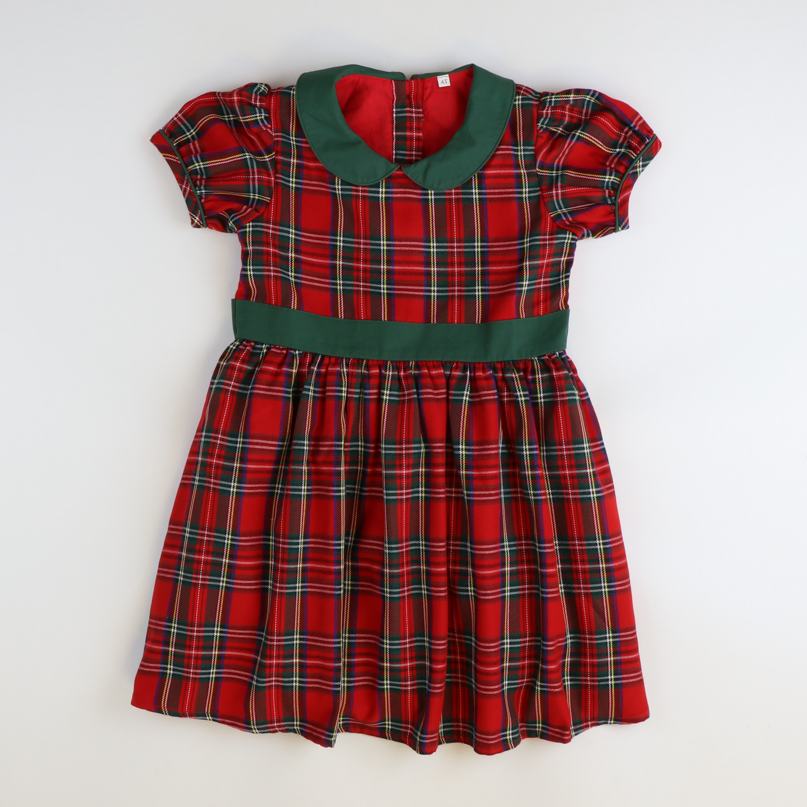 Collared Dress - Christmas Plaid Dress