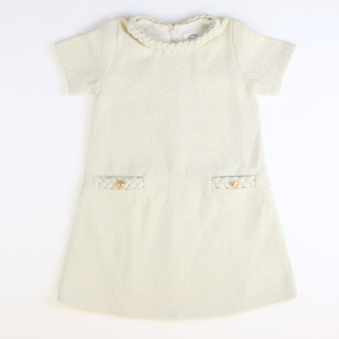 Tweed Jackie Dress - Ivory
