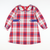 Collared Dress -  Red & Navy Plaid