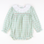 Ruffle Neck Girl Bubble - Red & Green Plaid