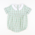 Collared Boy Bubble - Red & Green Plaid