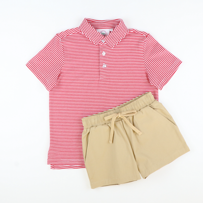 Signature Twill Shorts - Khaki