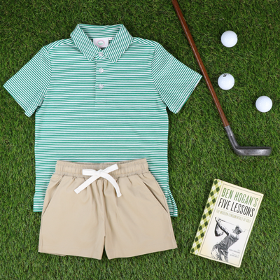 Signature Twill Shorts - Stone