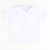 Boys Signature S/S Rounded Collar Shirt - White Pique