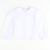Girls Classic L/S Blouse - White Knit