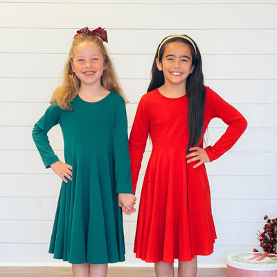 Twirl Dress - Evergreen - Stellybelly