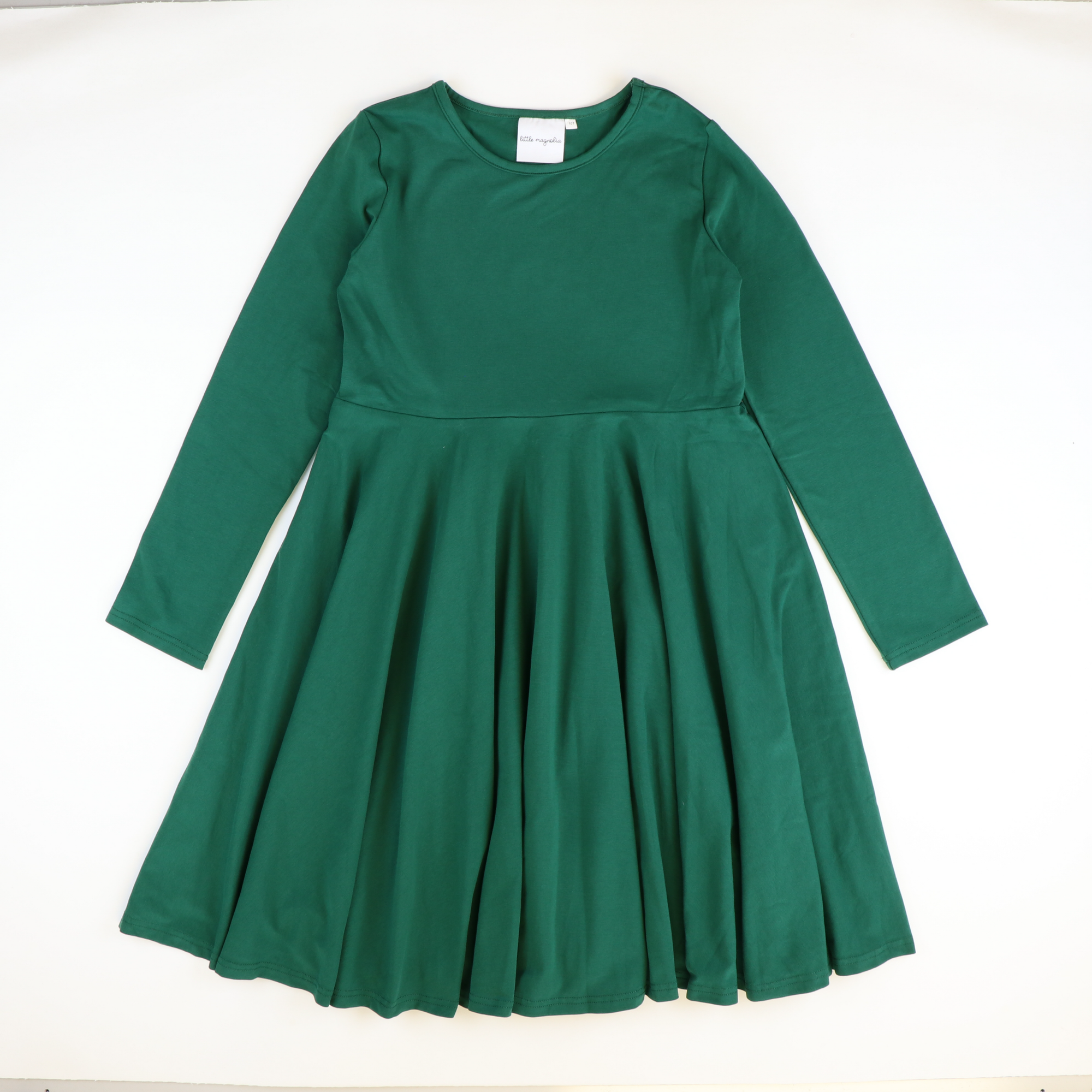 Mila Twirl Dress - Evergreen