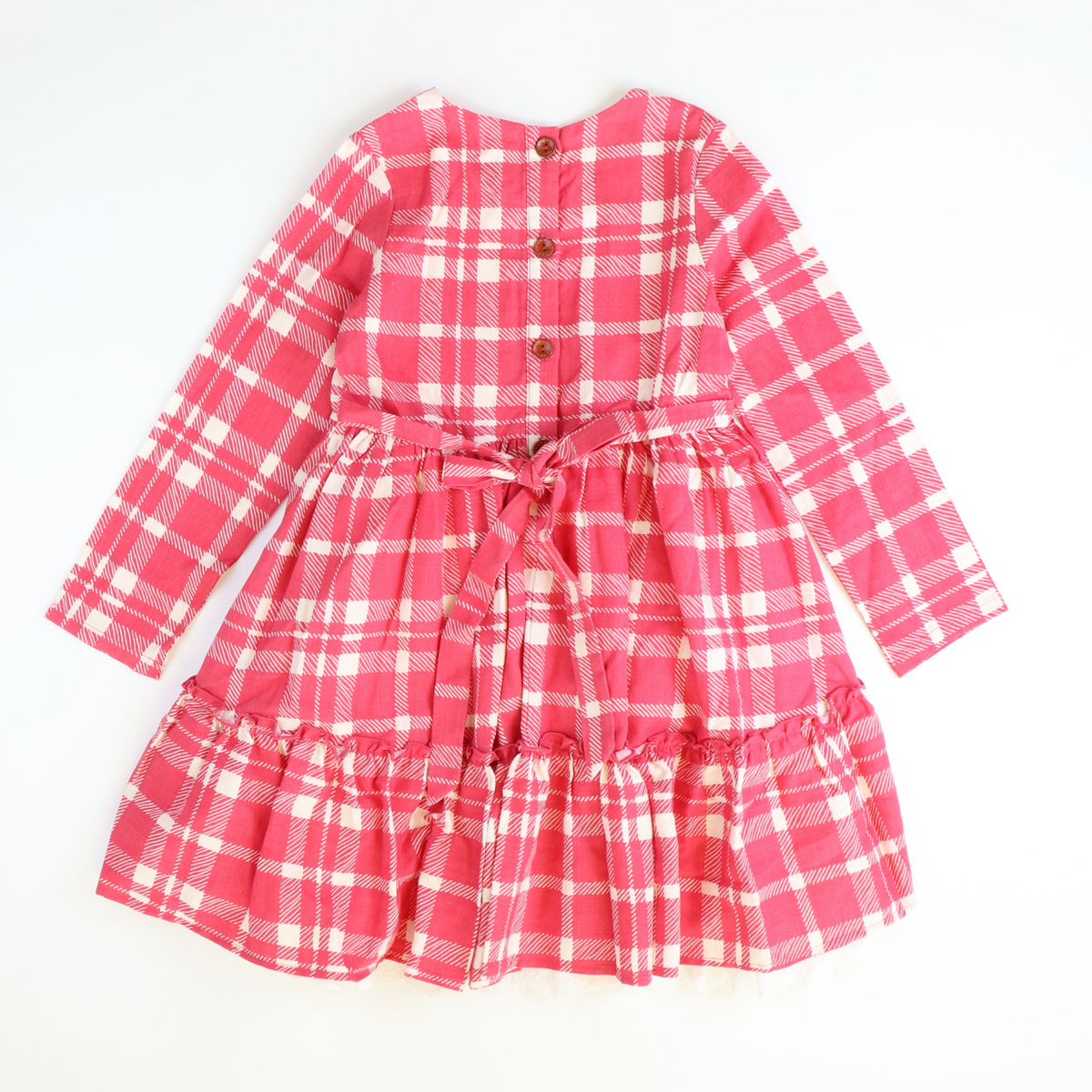 Tallulah Dress - Crimson Plaid - Stellybelly