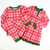 Knit Pajama Set - Crimson Plaid - Stellybelly