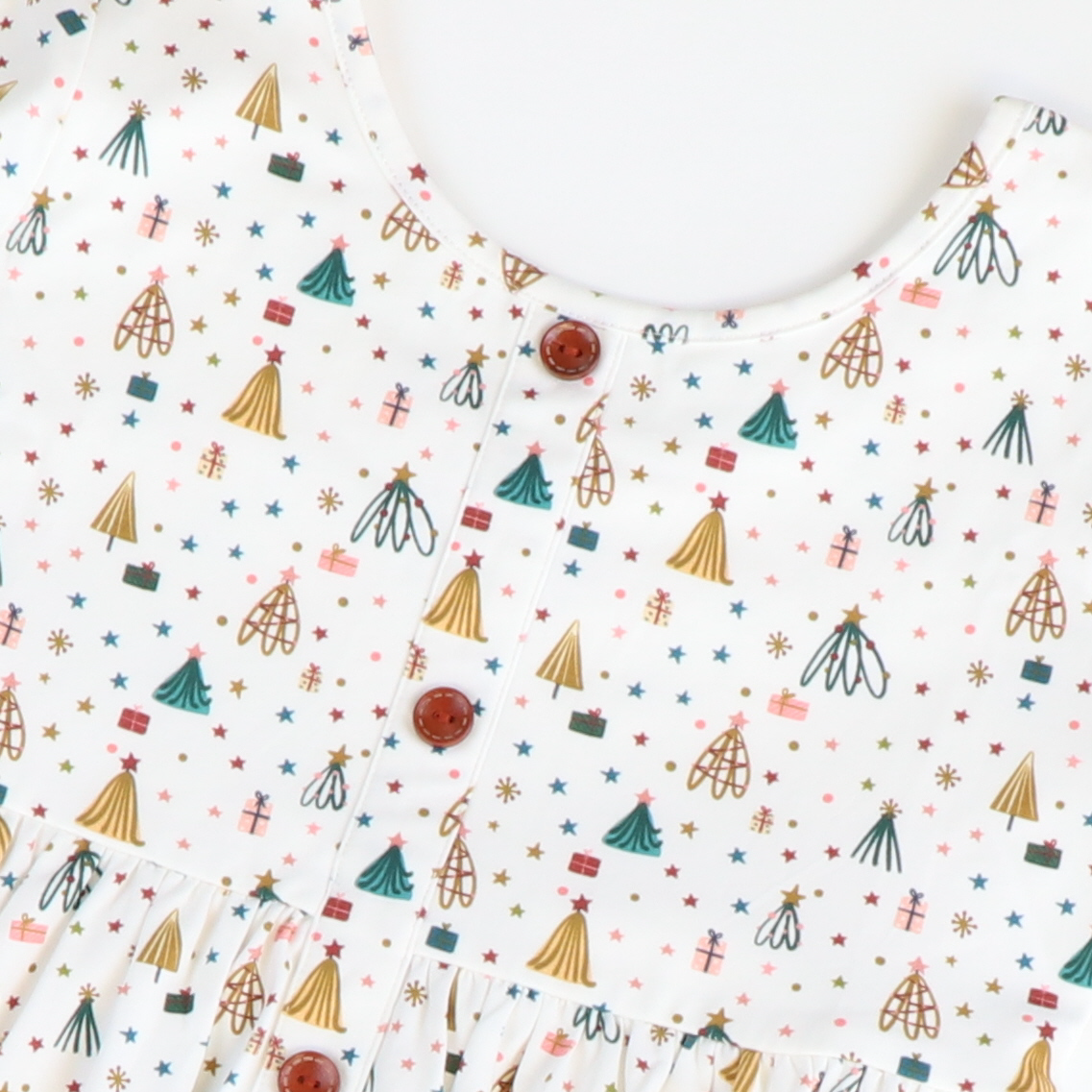 Addison Dress - White Christmas Eve - Stellybelly