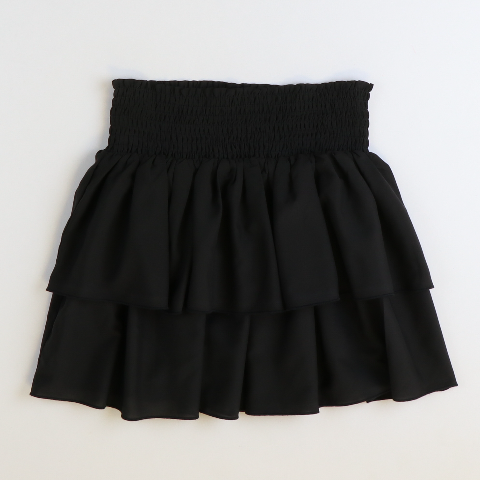 Smocked Waist Layered Skirt - Stellybelly