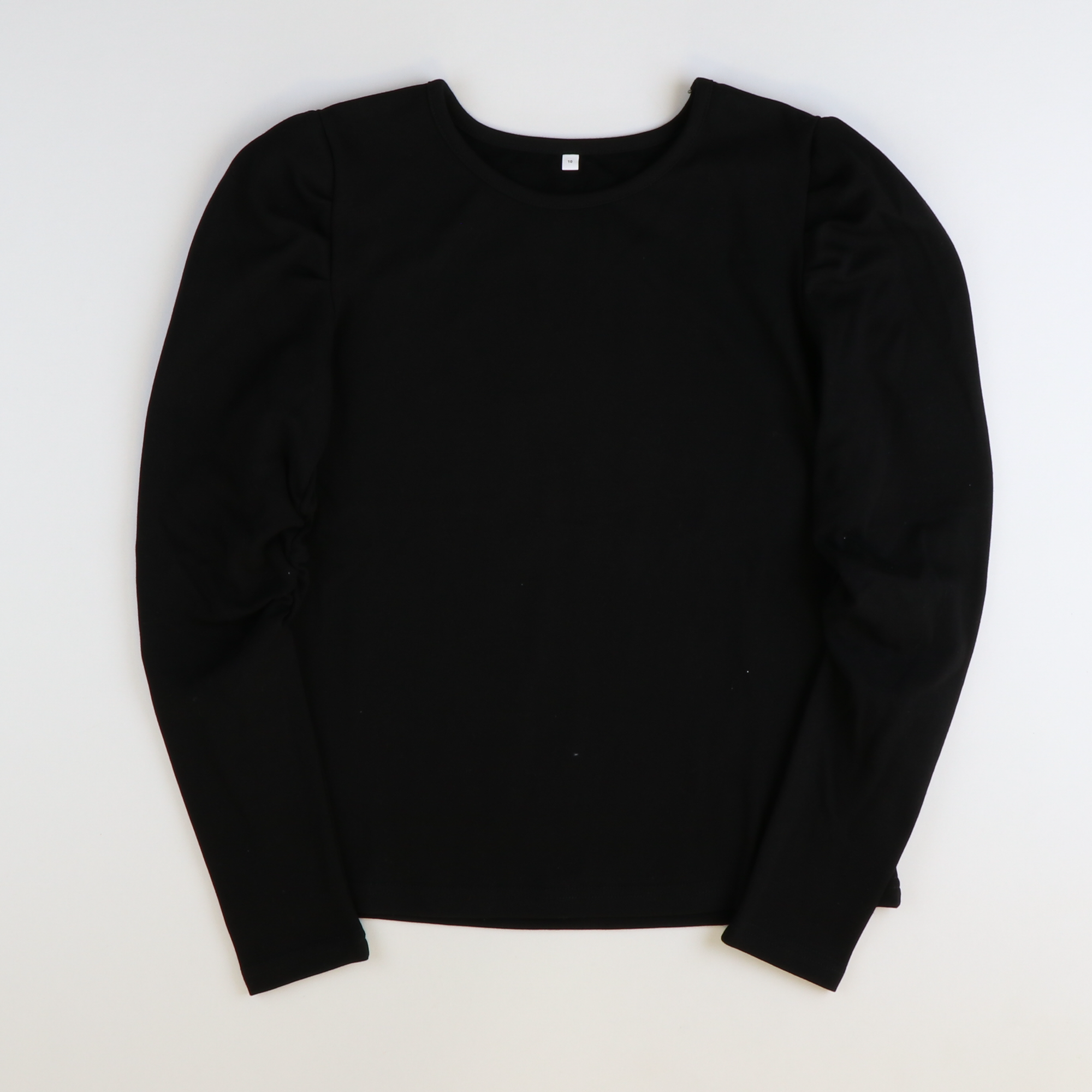 Black Puff Sleeve Top - Stellybelly