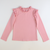 Pink Ruffle Long Sleeve Knit Top - Stellybelly