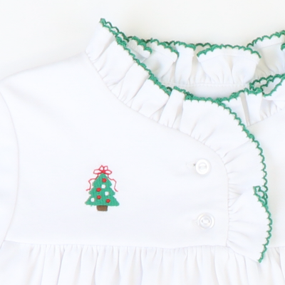 Embroidered Christmas Tree Nightgown - Stellybelly