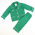 Embroidered Santa Face Pajama Set - Christmas Green - Stellybelly
