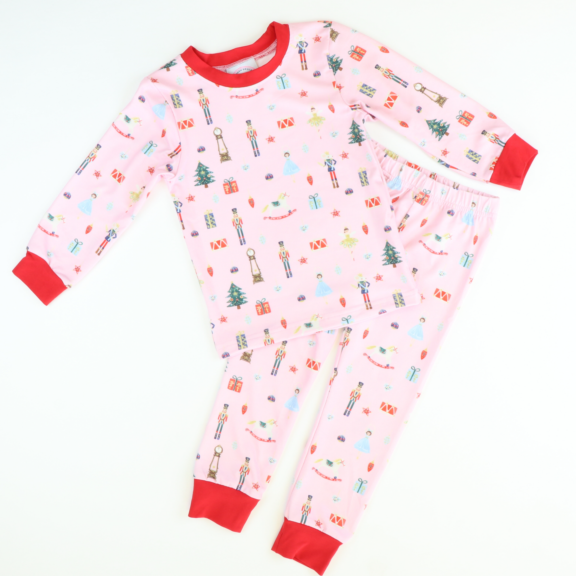 Pink online holiday pajamas