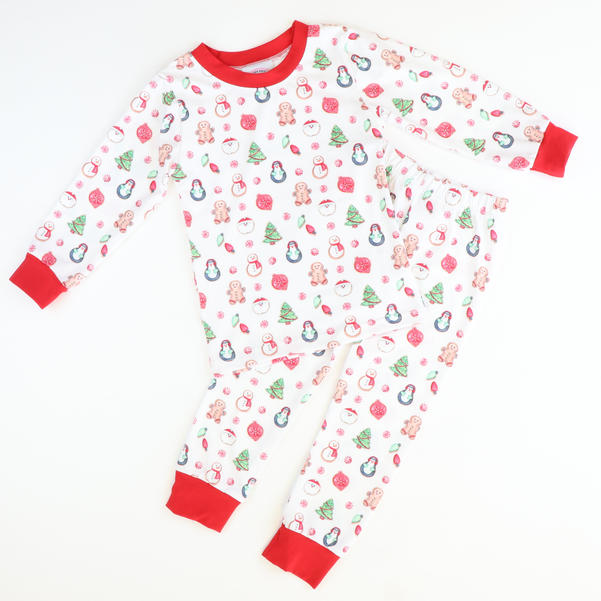 Christmas Treats White Knit Pajama Set - Stellybelly