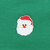Embroidered Santa Face Pajama Set - Christmas Green - Stellybelly