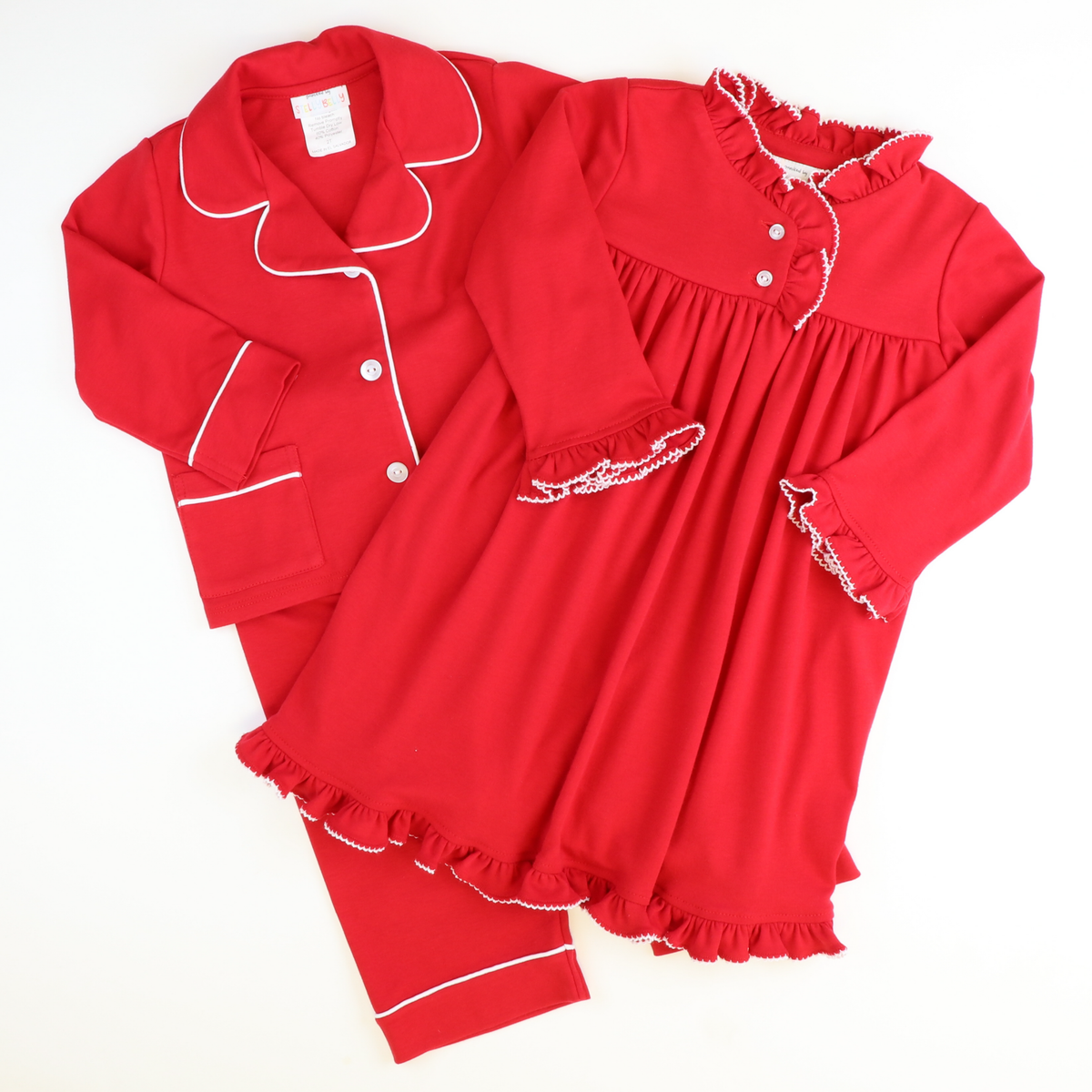 Classic Pajama Set - Holiday Red - Stellybelly