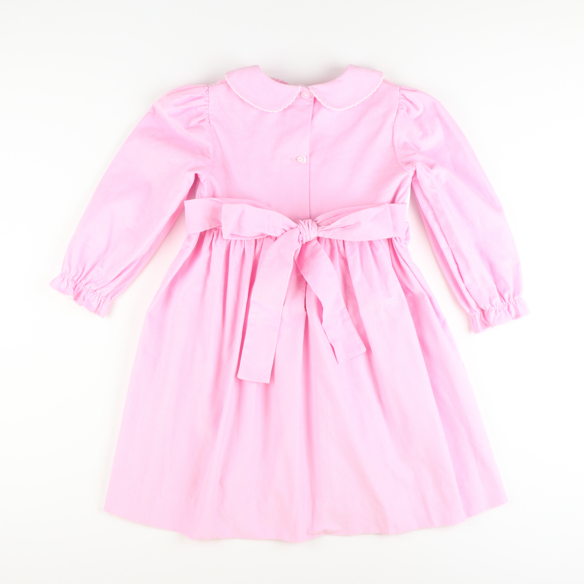 Smocked Nutcracker Collared Long Sleeve Dress - Stellybelly