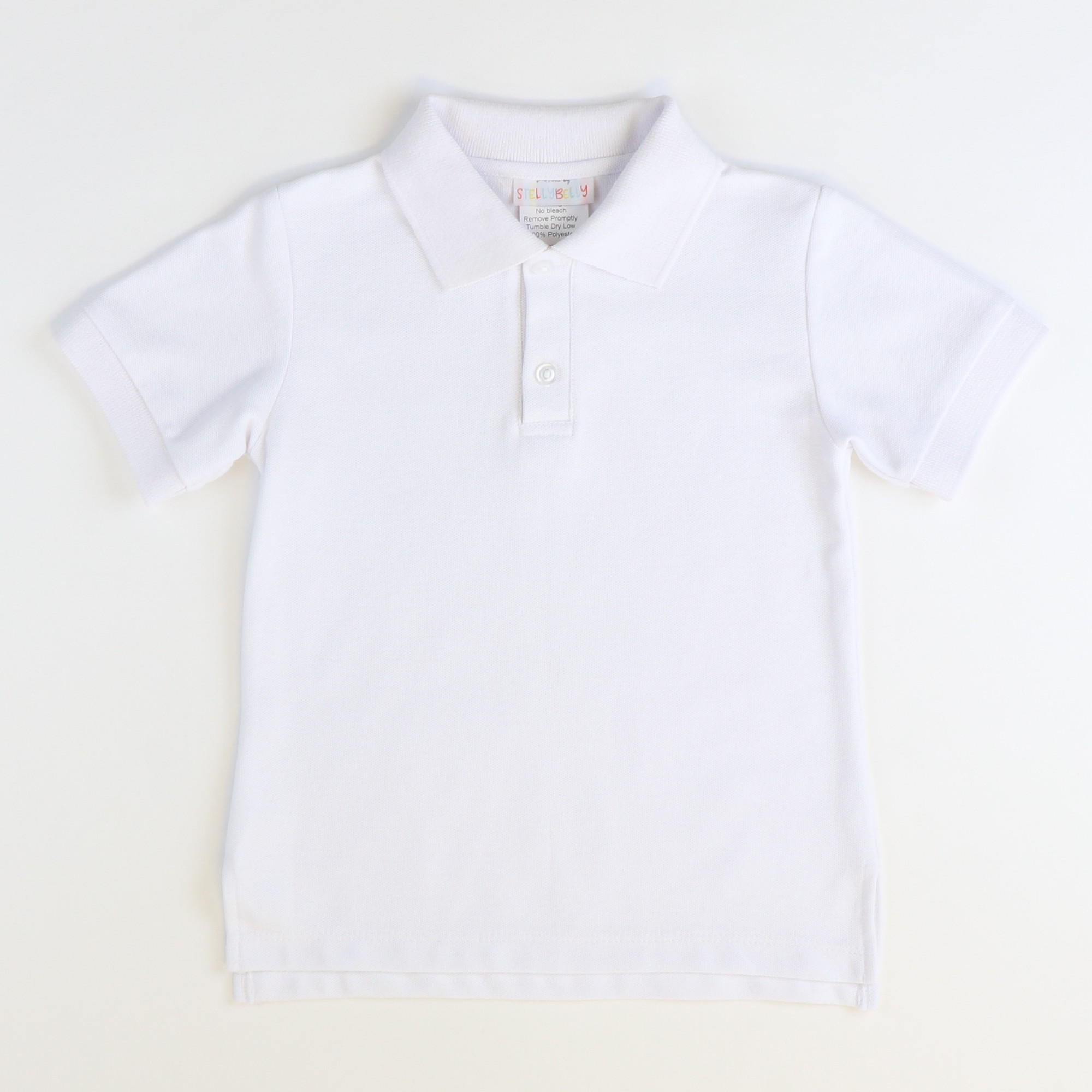 Signature Short Sleeve Polo - White Pique