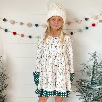 Addison Dress - White Christmas Eve