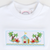 Smocked Crab Island Short Sleeve White Knit Shirt - Stellybelly