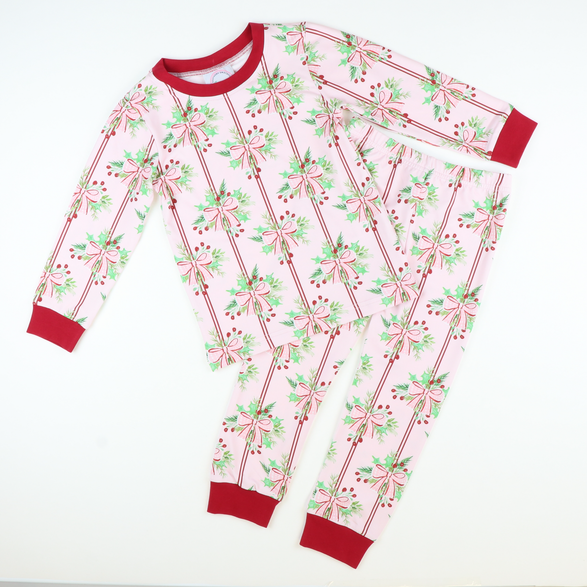 Berries & Bows Knit Pajama Set