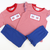 Smocked Stars and Stripes Knit Top and Ruffle Shorts Set