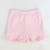 Out & About Ruffle Shorts - Pink Knit