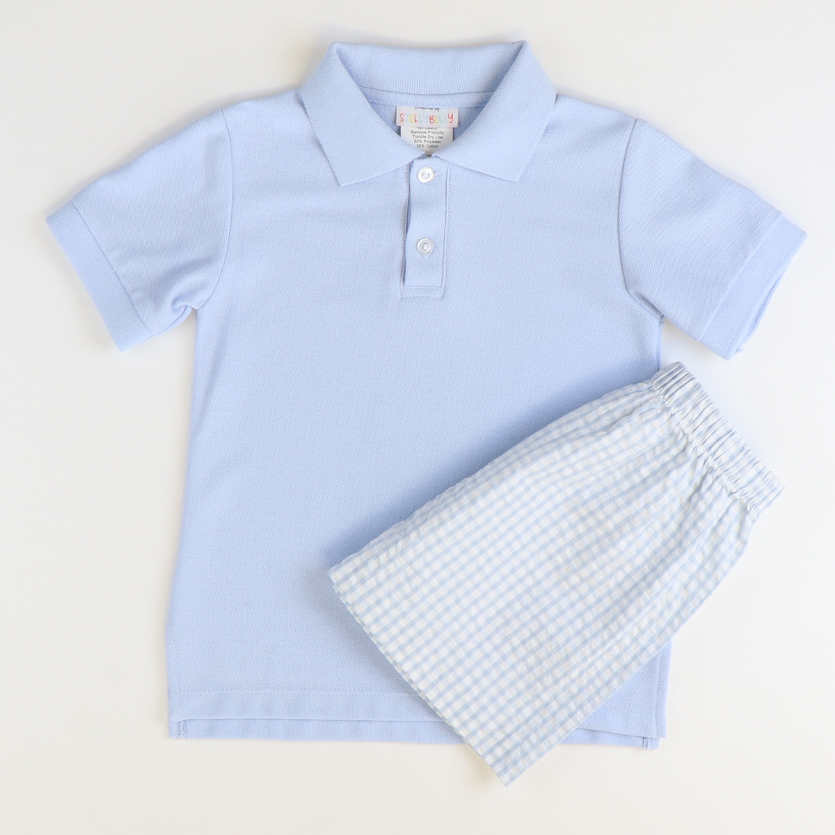 Signature Shorts - Cloud Check Seersucker - Stellybelly