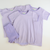 Out & About Flutter Top - Lavender Micro Stripe Knit