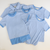 Out & About Girl Bubble - Party Blue Micro Stripe Knit