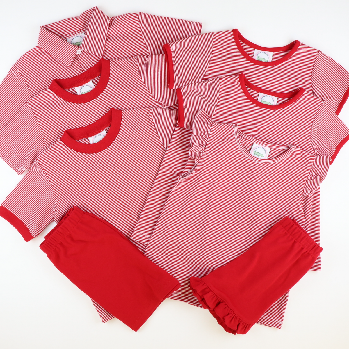 Out & About Girl Bubble - Red Micro Stripe Knit - Stellybelly