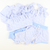 Chinoiserie Blue Ruffle & Ties Two-Piece Swimsuit