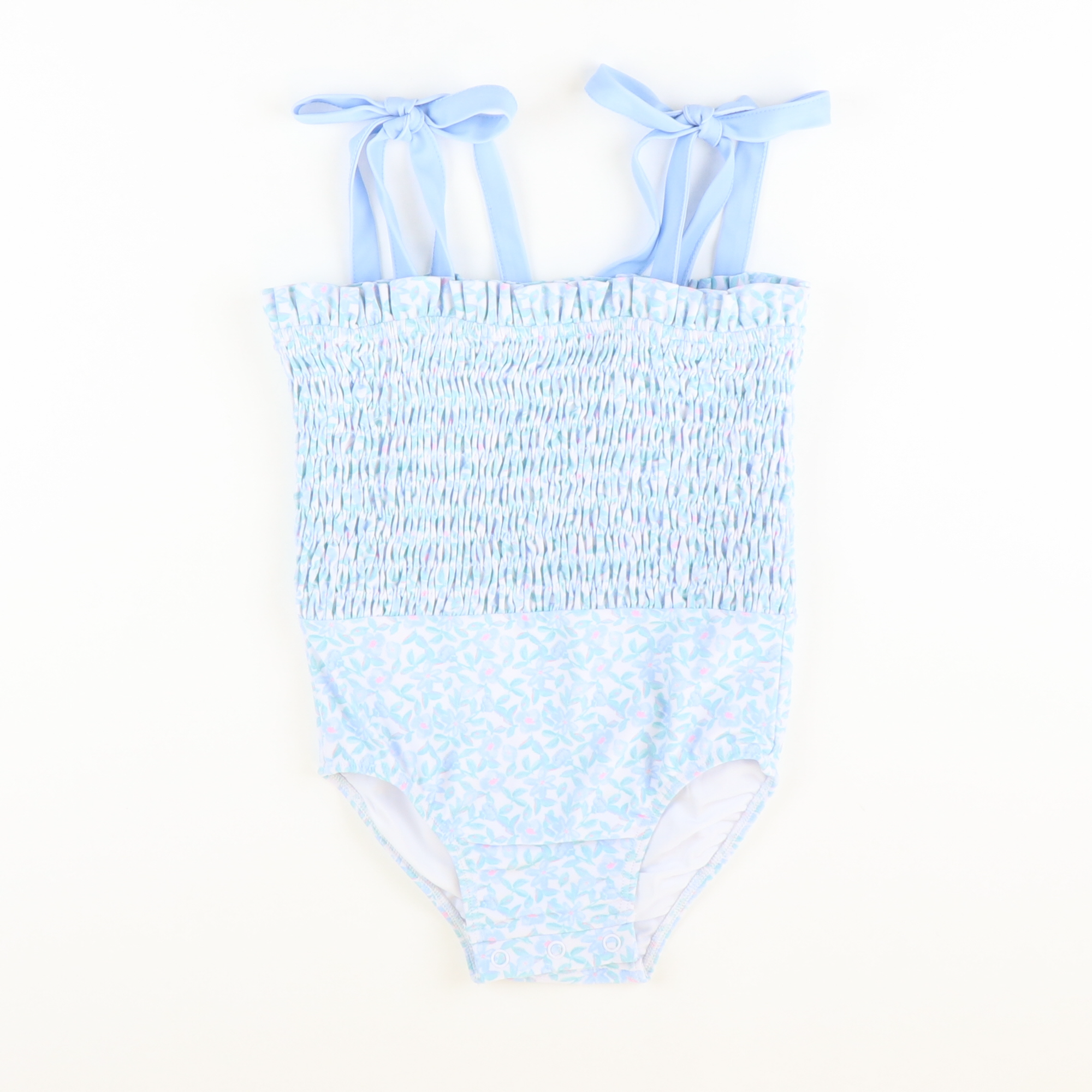 Smocked store swimsuit baby