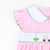 Smocked Golf Collared Girl Bubble
